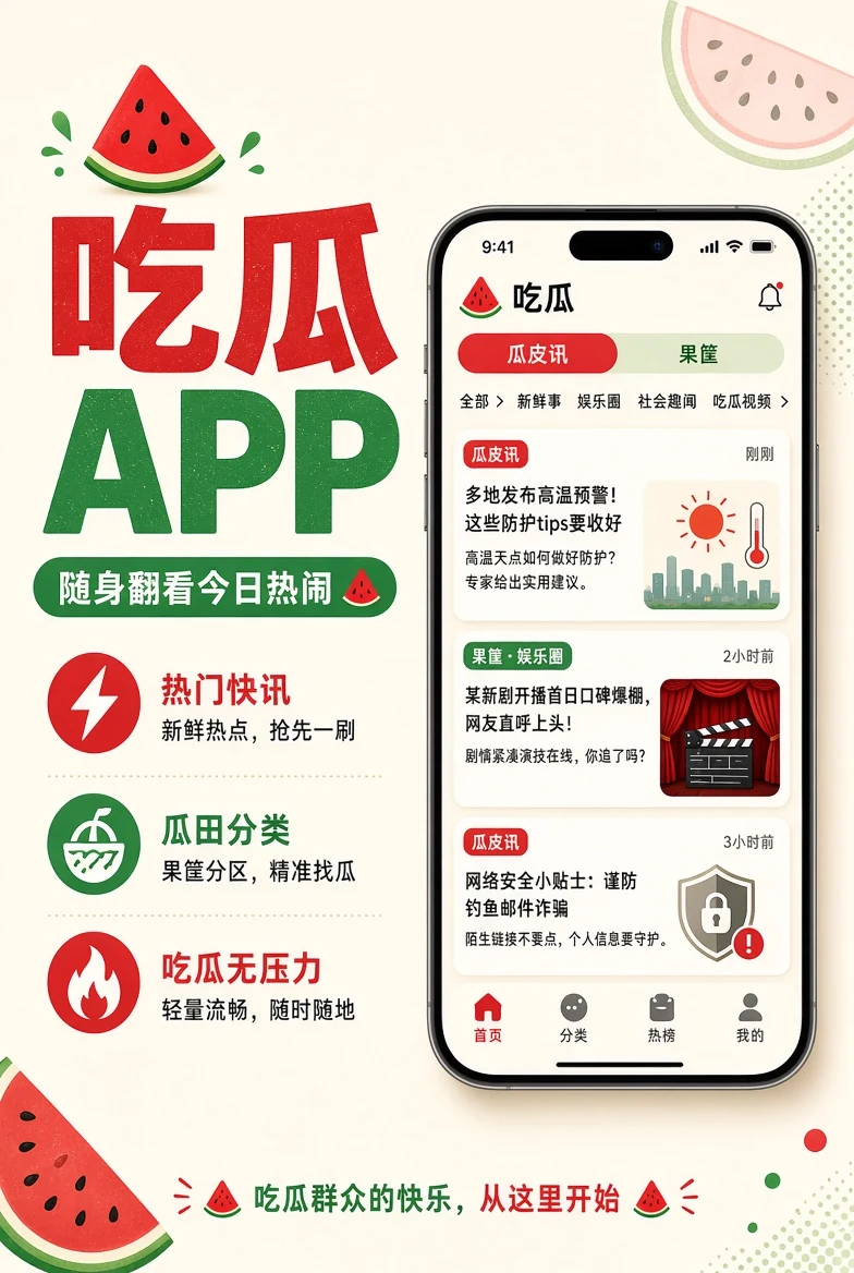 吃瓜APP移动阅读视觉