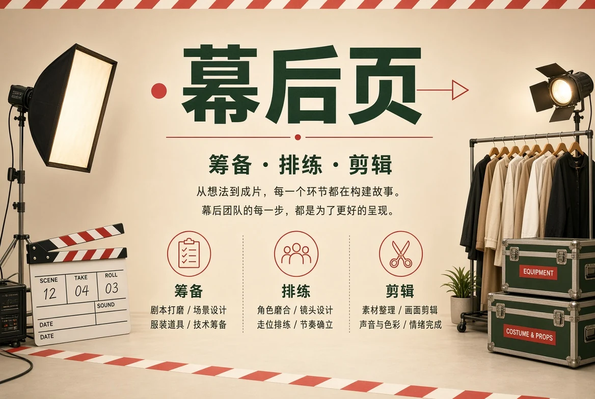 幕后观察栏目视觉