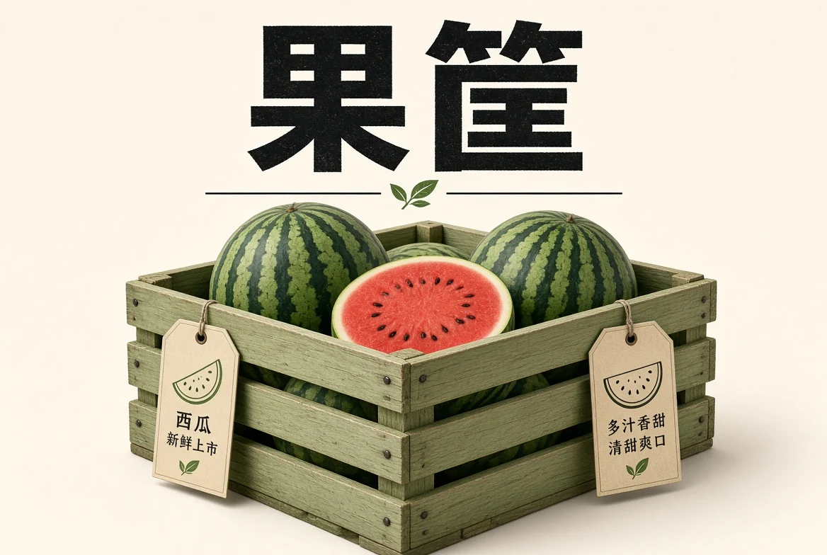 果筐主题清单视觉