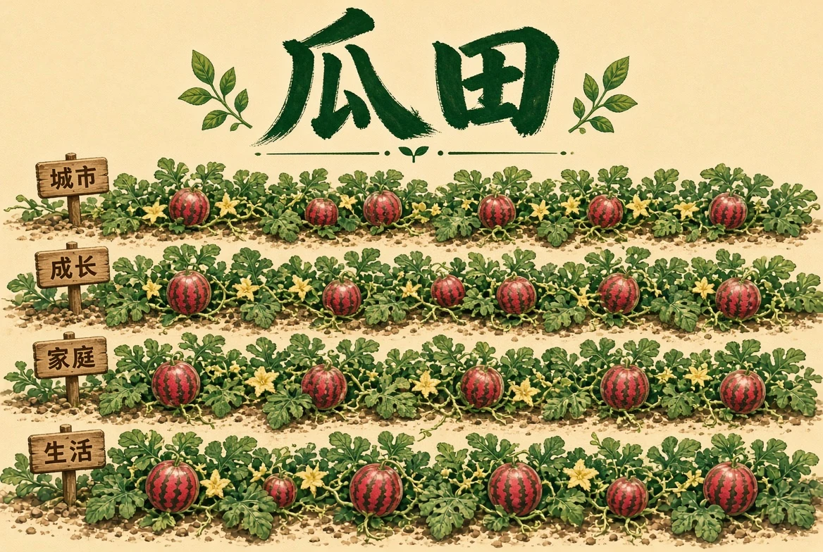 瓜田主题索引视觉